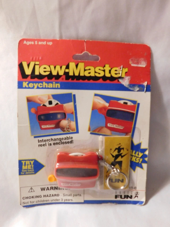 View-master Keychain 1997 Vintage 7 Images Basic Fun