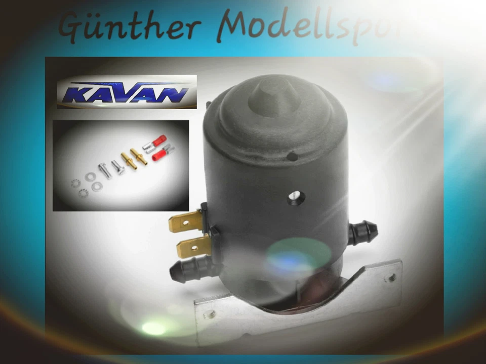 Kavan Elektrische Zahnrad-Kraftstoffpumpe 12V, KAV0190 Günther Modellsport - Bild 1 von 1