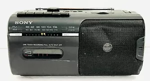 Radio Cassette Grabadora Sony CFM-10 AM FM Portátil AC DC Boombox (a9) - Imagen 1 de 8