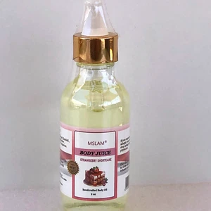 4 units of Strawberry Shortcake Handcrafted Body Juice Oil 2 oz- 60ml ea. - Picture 1 of 6