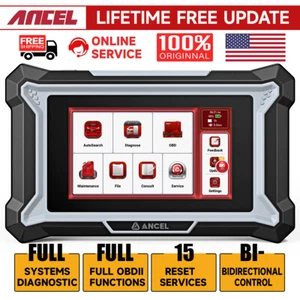 ANCEL DS200 OBD2 Escáner Todo Sistema Herramienta de Escaneo de Diagnóstico ABS BMS EPB TPMS Restablecimiento - Imagen 1 de 8