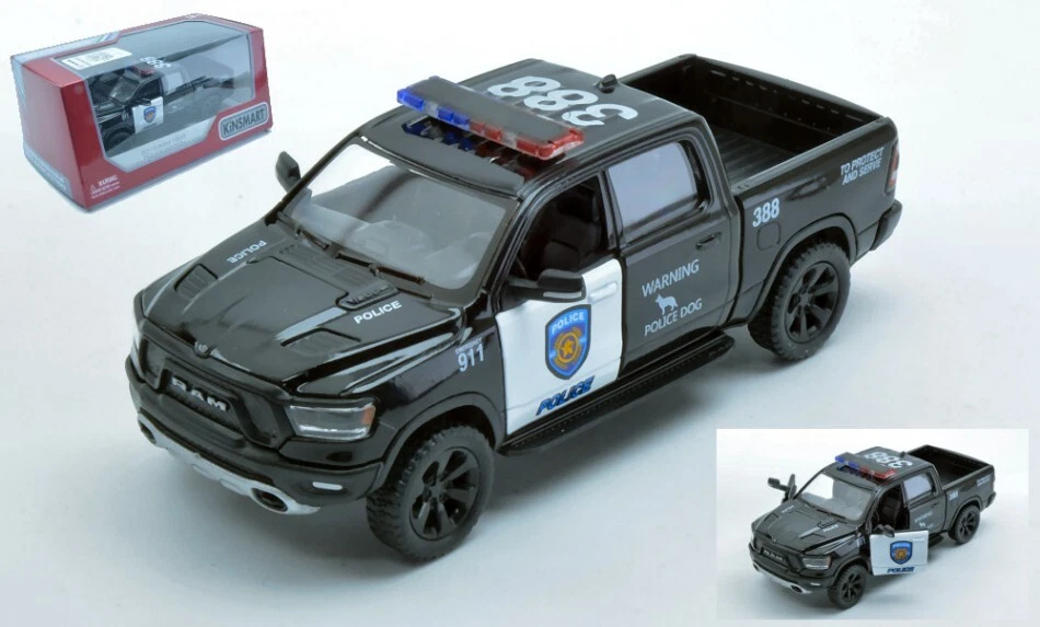 Modellino auto DODGE RAM 1500 2019 POLICE diecast modellismo statico - Immagine 1 di 1