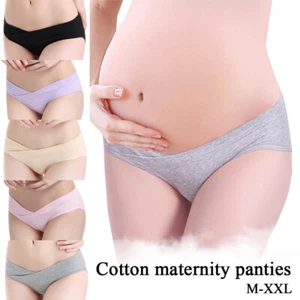 Pregnant Women Panties Soft Cotton Maternity Lingerie Pregnancy Underwear Briefs - Picture 1 of 25