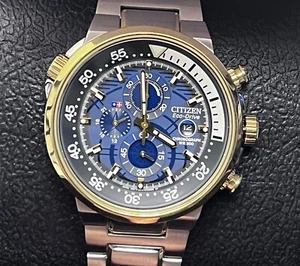 Citizen CA0444-50L Endeavor Chronograph Two-Tone Stainless-Steel Men's Watch - Picture 1 of 12