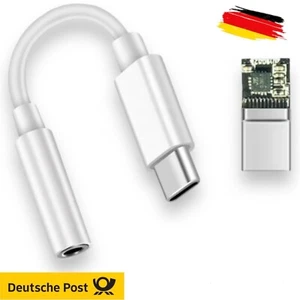 USB Typ C auf zu AUX 3,5mm Klinke Kopfhörer Adapter für iPhone 15 16 PRO MAX - Bild 1 von 3