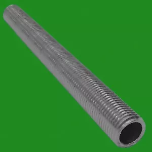 1x M10 400mm x 10mm Allgewinde Hohlgewinde Rohr Elektrische Lampe Steckschlüsselstange - Bild 1 von 7