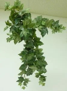 Trailing Green Frosted Ivy Bush 22" Silk Flowers / Foliage - Picture 1 of 1