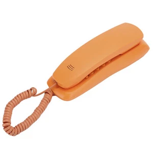 Telefon stacjonarny Telefony stacjonarne Przewodowy Telefon biurowy Telefon biurkowy Telefon Cienki - Zdjęcie 1 z 15