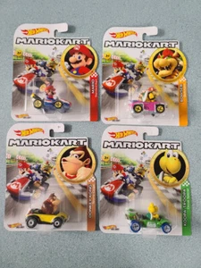 Hot Wheels Mario Kart MARIO BOWSER KOOPA DONKEY KONG Lot Nintendo Mattel Neu - Bild 1 von 3