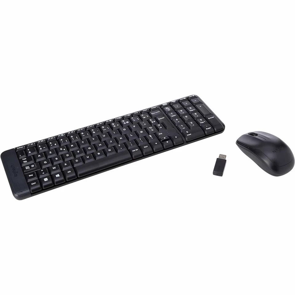 Logitech MK220 Wireless Mouse And Keyboard Kit Azerty Layout French FR Set - Image 1 of 4