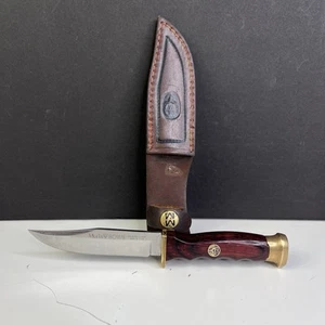 Vintage Muela Bowie Knife “Toledo” Fixed Blade Hunting/Camping w/ Original Case - Picture 1 of 14