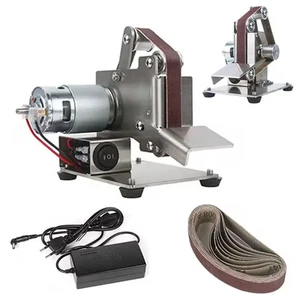 Mini Bandschleifmaschine Werkzeug Schärfmaschine Home 110V/220V DIY Polierer M - Bild 1 von 14
