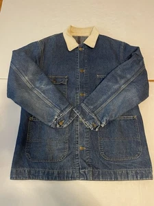 Chaqueta de Colección Sears Fieldmaster Para Hombre’s L Forrada con Manta Denim Tareas de Granero Hecha en EE. UU. - Imagen 1 de 10
