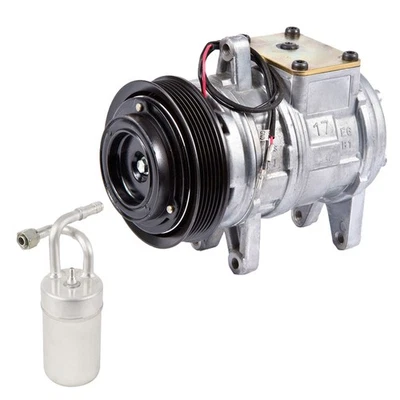 Compresor de aire acondicionado con secador de aire acondicionado para Lincoln Mark VII 1989 1990 1991 1992 Foto 1 de 3