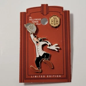 Vintage Walt Disney The Hollywood Tower Hotel LE Goofy Waiter Trading Pin PA - Picture 1 of 5