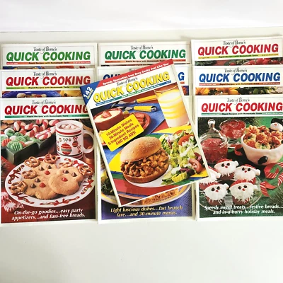 Taste of Homes Quick Cooking Magazine Lot of 10 Premiere Collectors Edition 1998 - Image 1 of 4