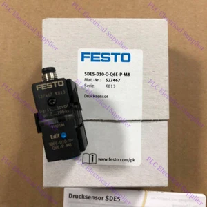 1X New FESTO 527467 SDE5-D10-O-Q6E-P-M8 Pressure Sensor Fast Shipping - Bild 1 von 4