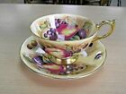 Aynsley Orchard Gold Cup And Saucer   Signed N Brunt No5