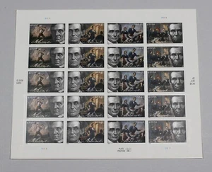2008 ABRAHAM LINCOLN BLATT VON ZWANZIG (20) 42 CENT BRIEFMARKEN PORTO UNBENUTZT - Bild 1 von 1