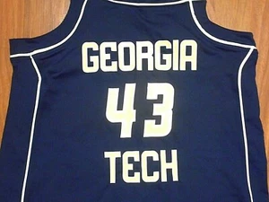 Womens Georgia Tech #43 Dri-Power Basketball Jersey by Russell Athletic, Medium - Picture 1 of 4