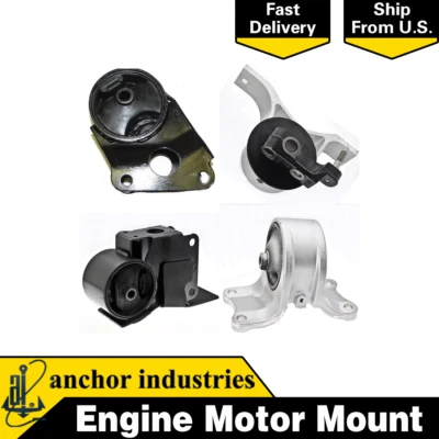 Juego de 4 montajes de motor y transmisión para Nissan Altima 2002-2006 2,5 L 4 velocidades - Anclaje Foto 1 de 4