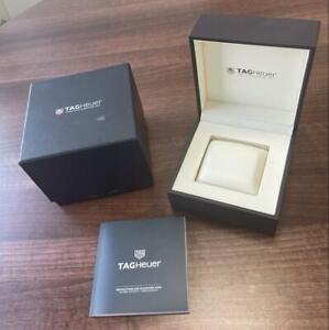 TAG HEUER BROWN CALIBRE HEUER 01 CHRONO PRESENTATION WATCH BOX AUTHENTIC MH380