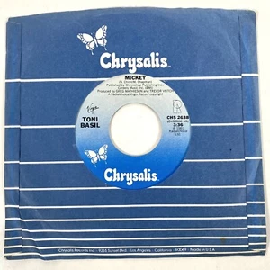 Toni Basil Mickey Thief On The Loose 1982 45rpm Chrysalis Records Vinyl CHS 2638 - Picture 1 of 6