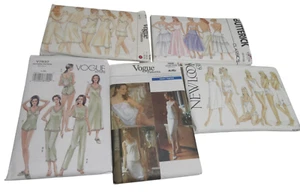 LINGERIE Vtg Lot of 5 Sewing Pattern Vogue 7837 8219 7626 Butterick 4407 Cami - Picture 1 of 8