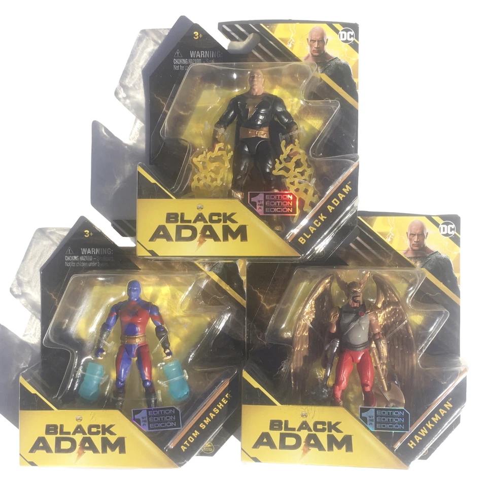 DC Spinmaster “Black Adam” Hawkman Figure 1st Edition/ In Package