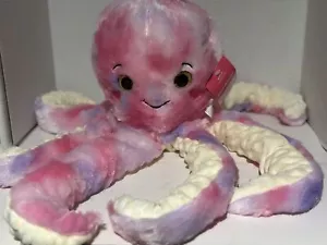 Valentines Octopus Jumbo Tie-Dye, Pink Purple Octopus Plush Stuffed Animal 24” - Picture 1 of 3