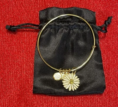 Браслет с брелоками Alex And Ani Jewelery Daisy холодного тона - Изображение 1 из 4