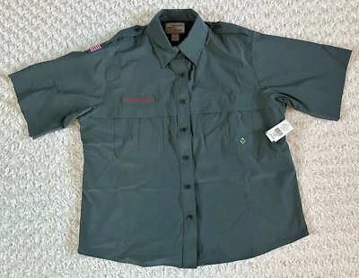NEW BSA Venture Boy Scouts Venturing Ladies Plus Size 1X Uniform shirt Vent Snap - Image 1 of 4