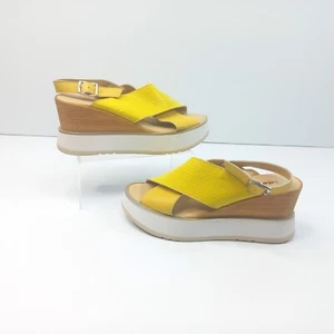 Adesso Sandalen UK 6 Y gelb Knöchelriemen atmungsaktiv Absatz - Bild 1 von 8