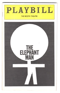"The Elephant Man", Playbill, The Booth Theatre, September 1980 - Picture 1 of 3