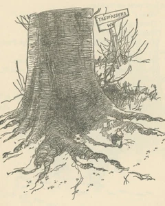Winnie-the-Pooh 1926 - Lechón cepillando nieve por Ernest H Shepard impresión artística - Imagen 1 de 3