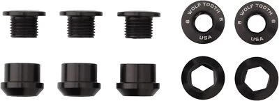 Wolf Tooth Set of 5 Chainring Bolts + Nuts for 1X