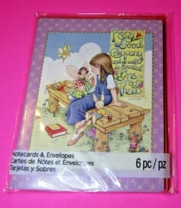 MARY ENGELBREIT NOTE CARDS KEEP GOOD COMPANY 6 cards & env NEW Pack #15 - Picture 1 of 1