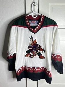 CCM Phoenix Coyotes Dave Manson Kachina Jersey Vtg 90s NHL Hockey size small j4 - Picture 1 of 11
