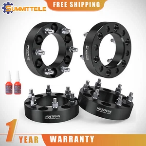 Set(4)1.5'' 6X5.5'' Wheel Spacers Adapters 108mm M14x1.5 For Silverado Sierra - Picture 1 of 9