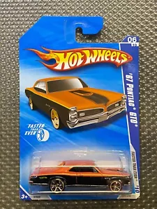 Hot Wheels 2010 HW Faster Than Ever 6/10 134 1967 '67 Pontiac GTO Orange WALMART - Picture 1 of 3