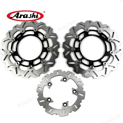Fit Yamaha YZF R1 2007-2014 YZF R6 2005-2016 Front & Rear Brake Disc Rotor USA - Image 1 of 4