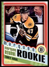 2012-13 O-PEE-CHEE OPC MARQUEE ROOKIE RED TOREY KRUG BOSTON BRUINS #555