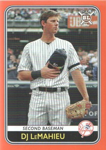 2020 Topps Big League Baseball Orange #10 DJ LeMahieu