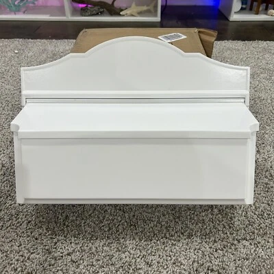 Whitehall колониальный настенный белый почтовый ящик алюминиевый щит погодостойкий новый - Изображение 1 из 4