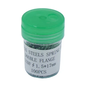 100 Pcs Federstege Uhrenstifte Edelstahl für Uhrarmband Entferner Reparatur - Picture 1 of 25