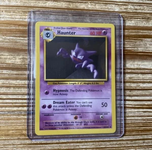 Haunter Base Set 29/102 Uncommon Pokemon Card Unlimited LP-NM - Picture 1 of 2