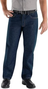 Red Kap Men's Relaxed Fit Jean, Prewashed Indigo - Picture 1 of 5