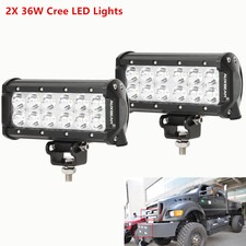Cree LED 36W Work Light Bar Flood Beam Offroad 4WD 4x4 Driving Car ATV Truck
