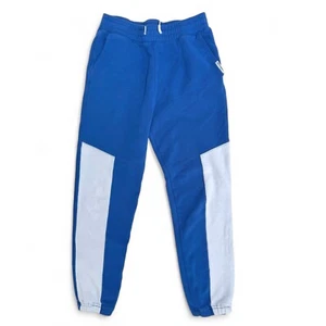 Abercrombie Kids Colorblock Easy-Fit Sweatpants Joggers, Size: 13/14, Blue -USED - Picture 1 of 2