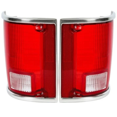 1 Pair Tail Light Lamp Lens For Chevrolet C10 C20 C30 Suburban 5968330, 5968329 - image 1 of 4